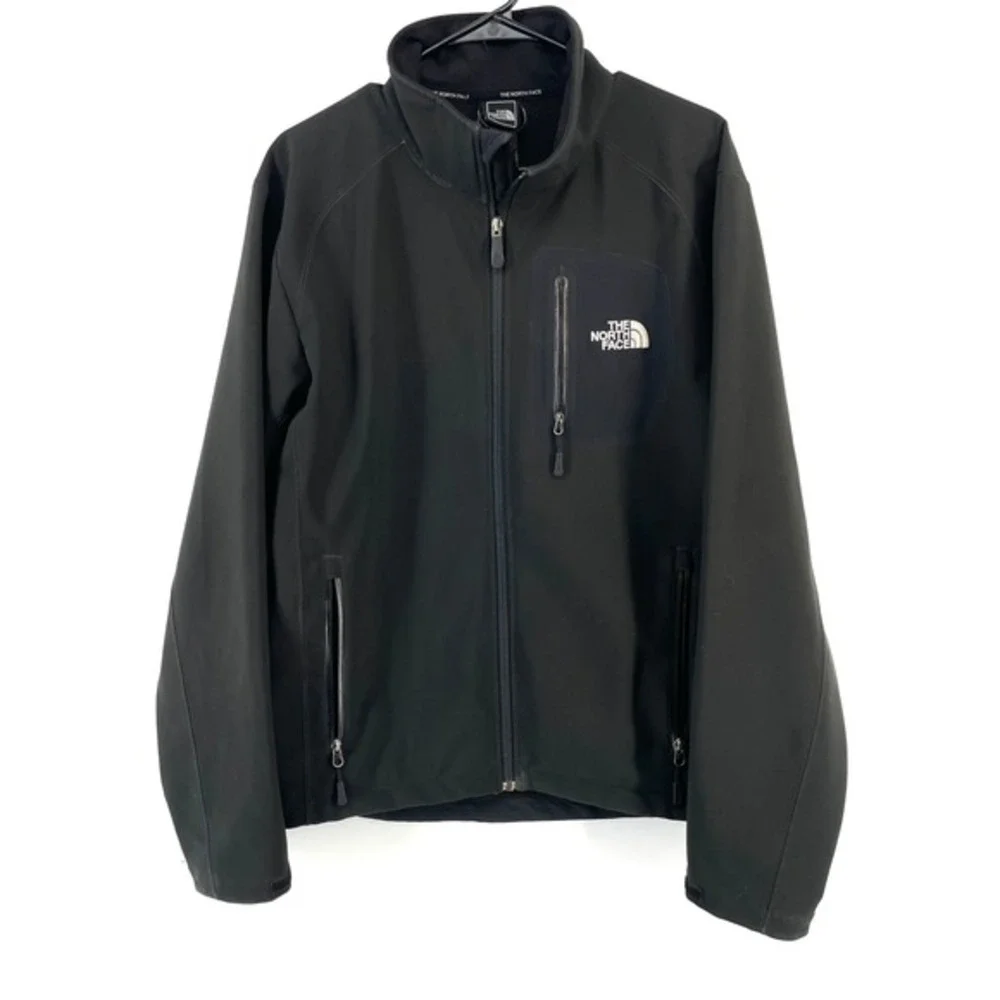 The North Face Mens Apex Bionic Softshell Jacket Black Large Full Zip‎ Coat